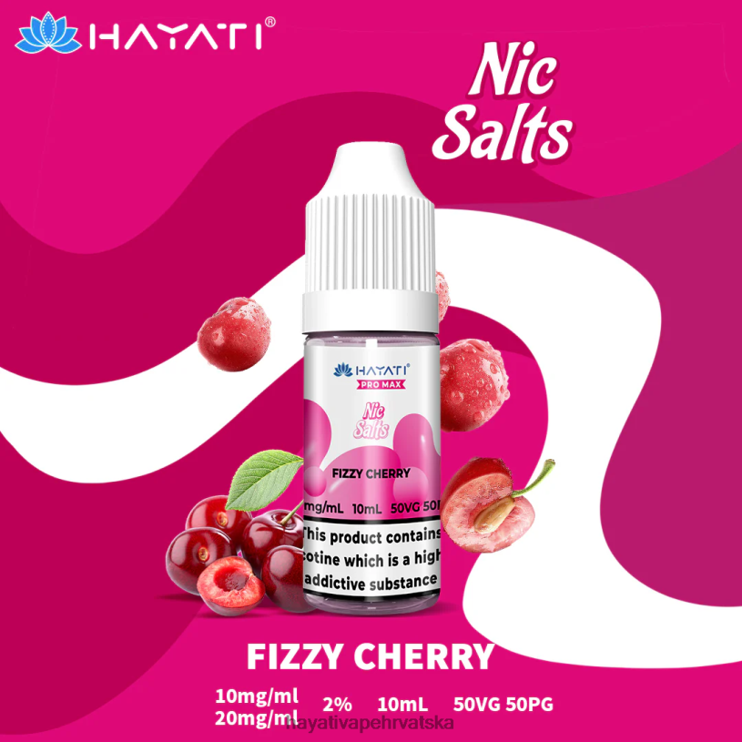 Hayati Flavour List - Hayati Pro Max ničke soli 0D4PD238 gazirana višnja