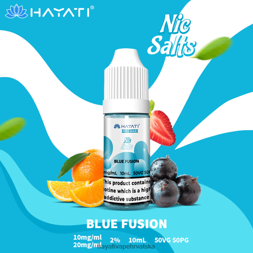 Hayati Flavour Vapes - Hayati Pro Max ničke soli 0D4PD229 plava fuzija
