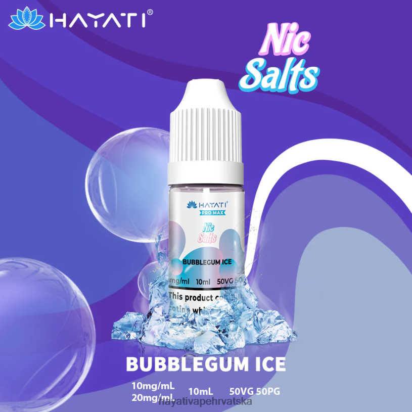 Hayati Flavour Vapes - Hayati Pro Max ničke soli 0D4PD249 led od žvakaće gume