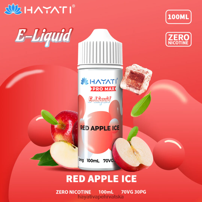 Hayati Flavours Hrvatska - Hayati Pro Max ničke soli 0D4PD257 led od crvene jabuke