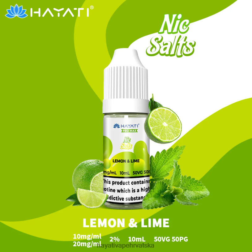 Hayati Hrvatska - Hayati Pro Max ničke soli 0D4PD241 limun & limeta
