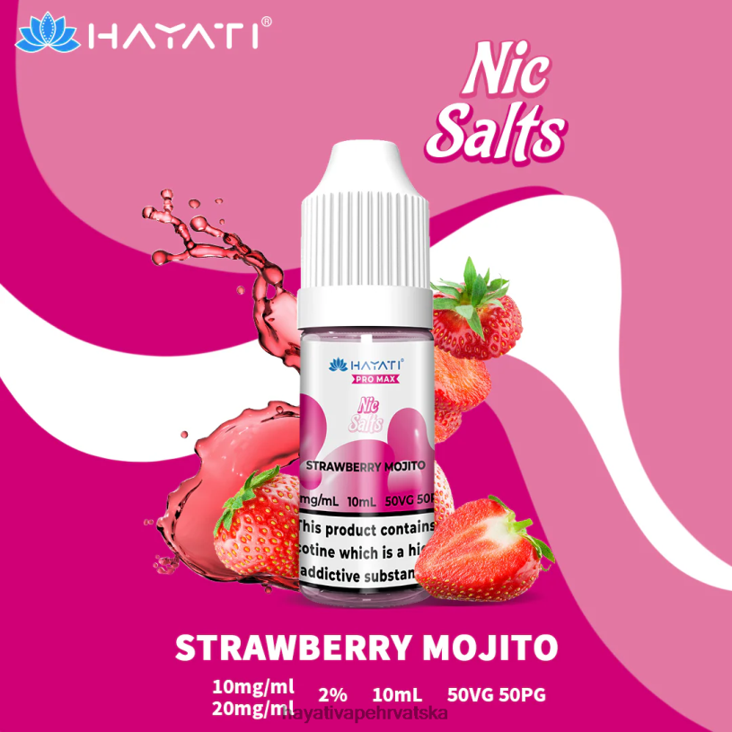 Hayati Vape Flavours - Hayati Pro Max ničke soli 0D4PD244 mojito od jagoda