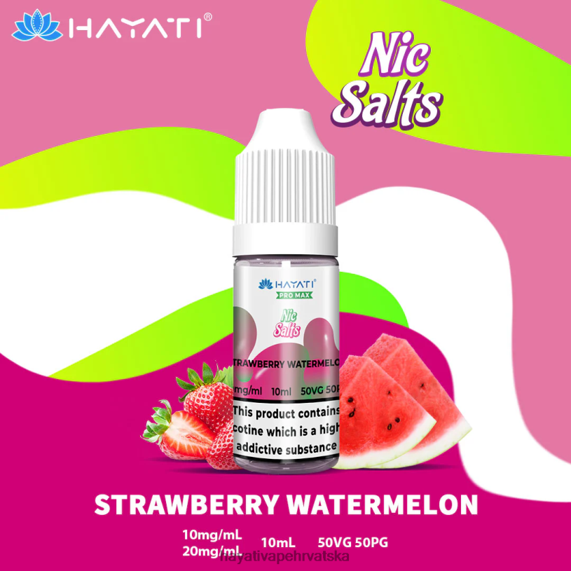Hayati Vape Flavours - Hayati Pro Max ničke soli 0D4PD254 jagoda lubenica
