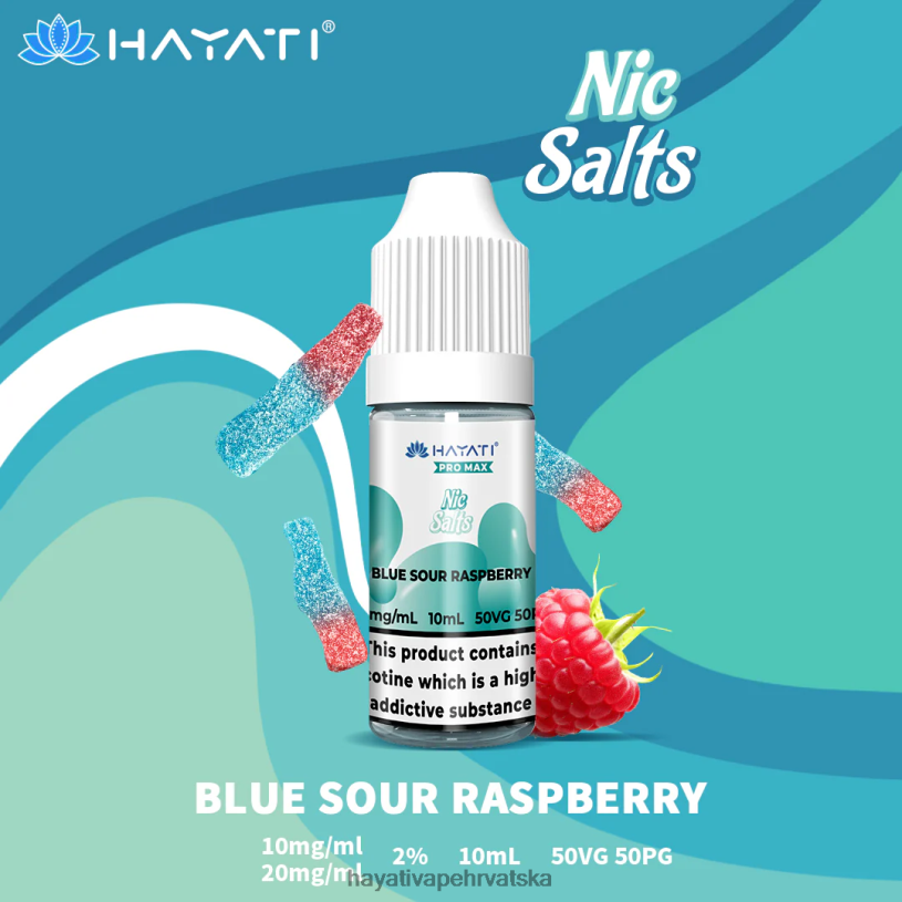 Hayati Vape Hrvatska - Hayati Pro Max ničke soli 0D4PD233 plava kisela malina