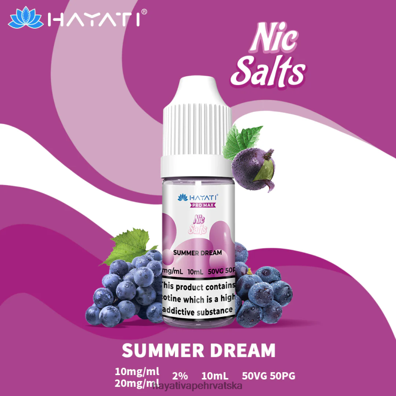 Hayati Vape Review - Hayati Pro Max ničke soli 0D4PD246 ljetni san