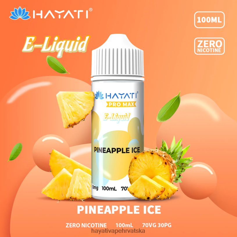 Hayati Vape Review - Hayati Pro Max ničke soli 0D4PD256 led od ananasa