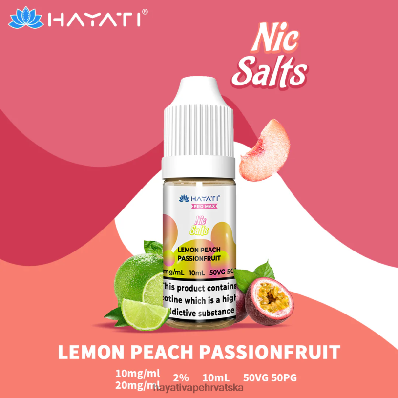 Hayati Zagreb - Hayati Pro Max ničke soli 0D4PD242 limun breskva passionfruit