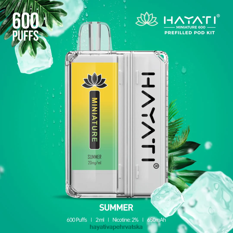 Hayati Flavour List - Hayati Miniature 600 kompleta mahuna 0D4PD48 ljeto