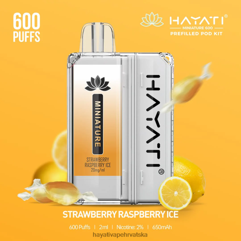 Hayati Flavours Hrvatska - Hayati Miniature 600 kompleta mahuna 0D4PD47 jagoda malina led