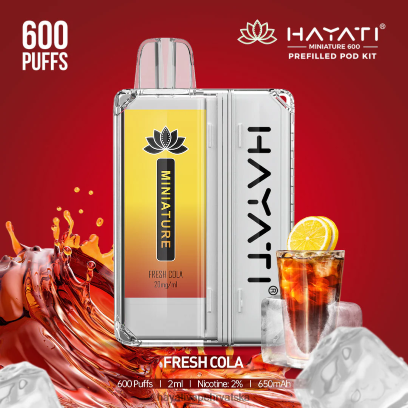 Hayati Vape Near Me - Hayati Miniature 600 kompleta mahuna 0D4PD35 svježa kola