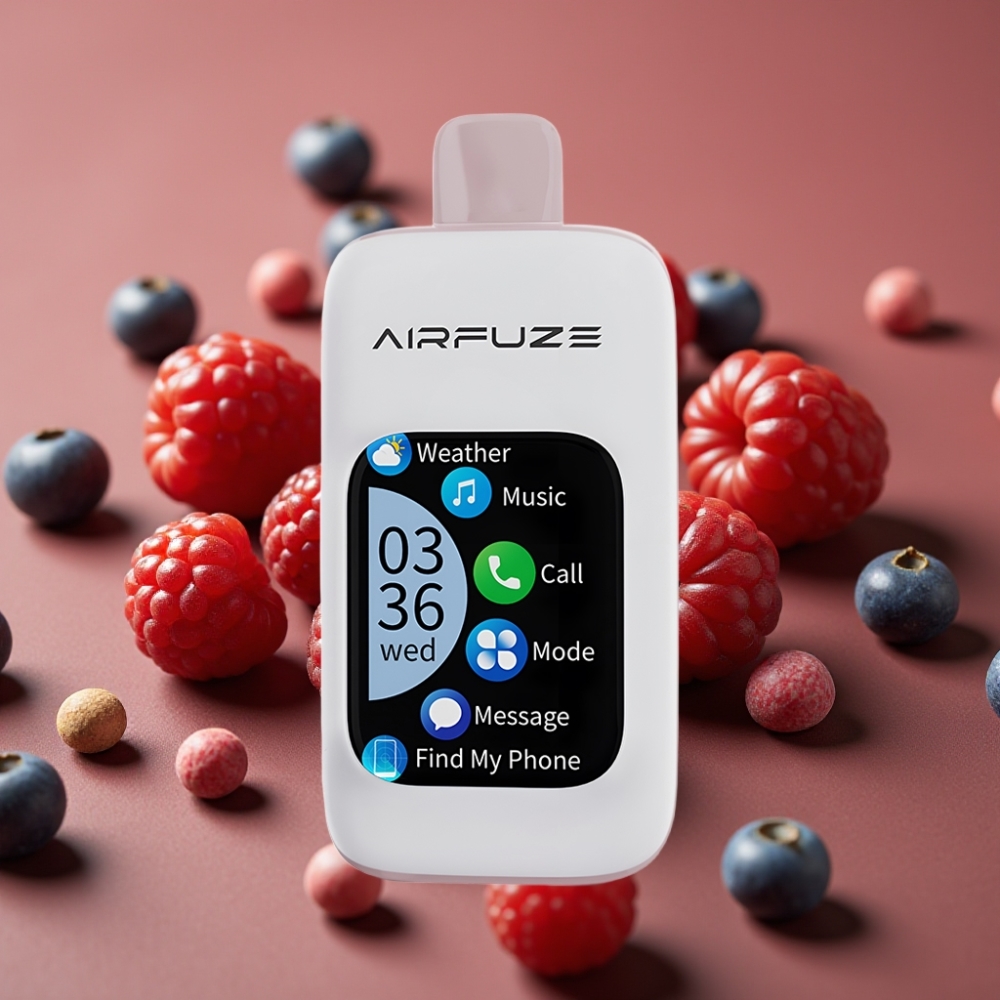 AirFuze Smart 30000 Puffs Jednokratna Pod - 5%, 900mAh, Type-C, Jagodna Eksplozija