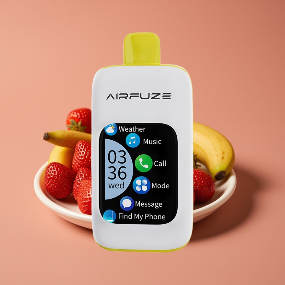 AirFuze Smart 30000 Puffs Jednokratna Pod Jagoda Banana, 5%, 900mAh, Type-C