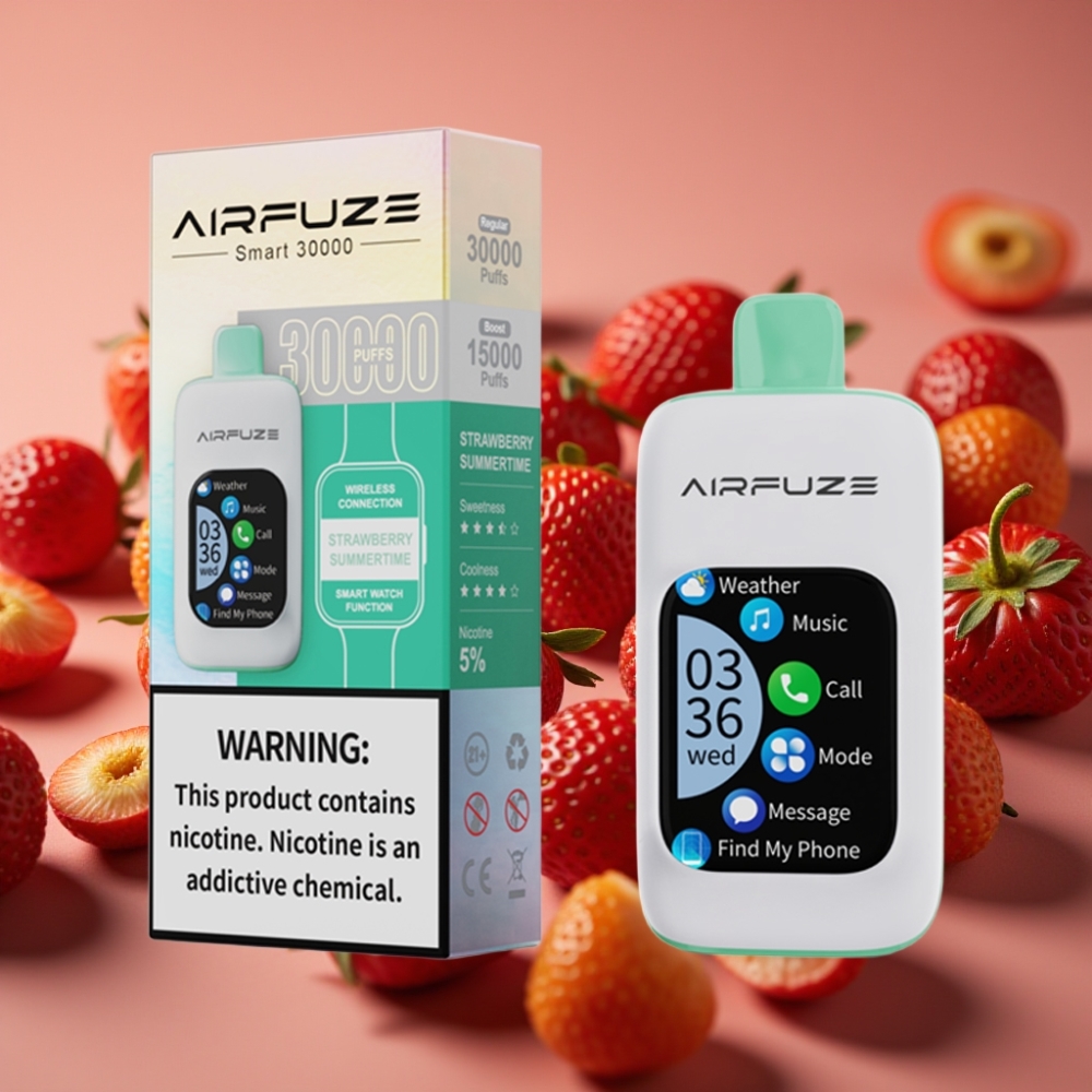 AirFuze Smart 30000 Puffs Jednokratna Pod Jagodno ljeto, 5%, 900mAh, Type-C