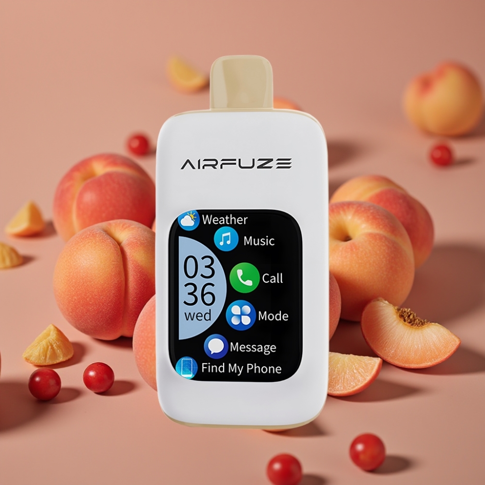 AirFuze Smart 30000 Puffs Jednokratna Pod Sočna Breskva, 5%, 900mAh, Type-C