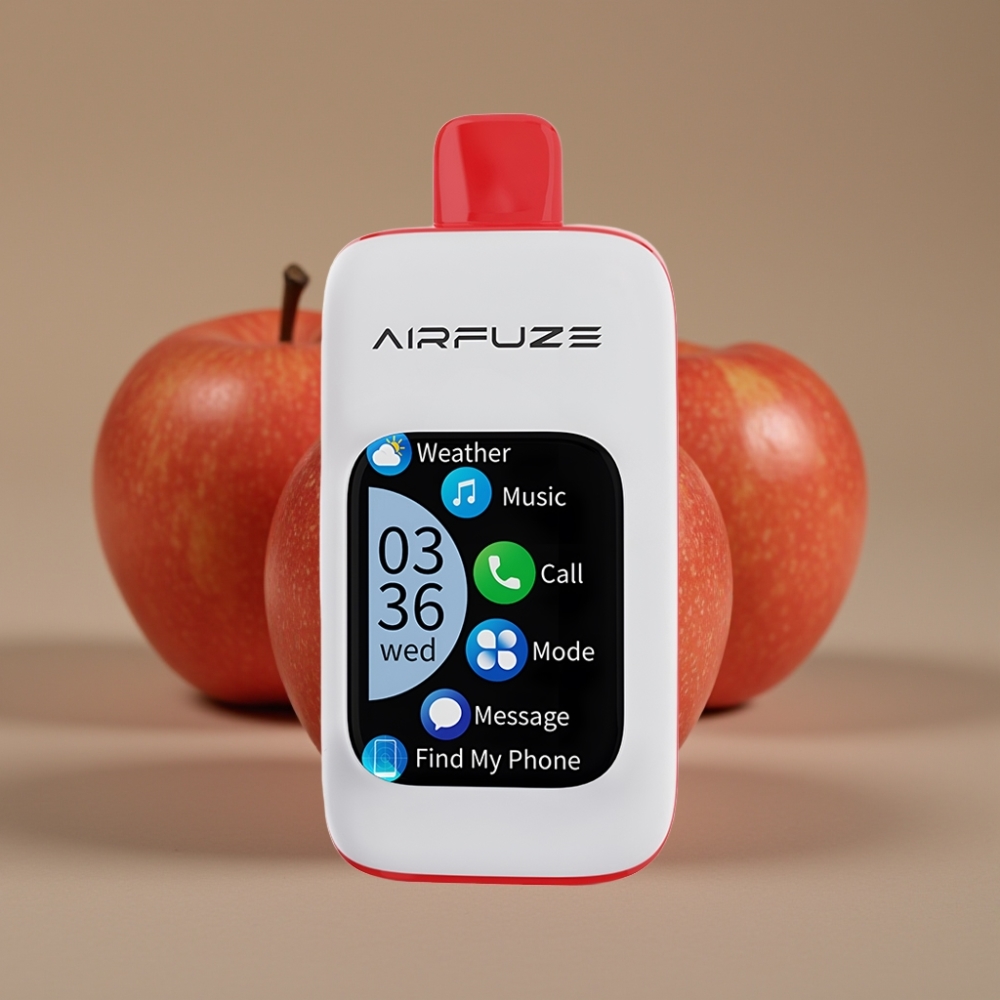 AirFuze Smart 30000 Puffs Jednokratna Pod Triple Jabuka, 5%, 900mAh, Type-C