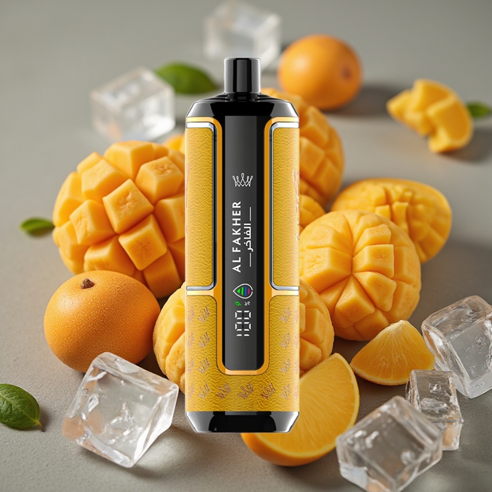 Al Fakher Crown Bar 15K Hypermax DTL 22ml 600mAh Mango Led