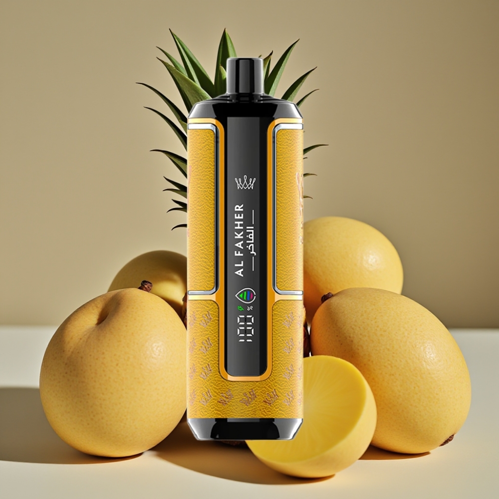 Al Fakher Crown Bar 15K Hypermax Jednokratna Vape Kit Ananas Mango, 22ml, 15000 puffova, 6mg/ml