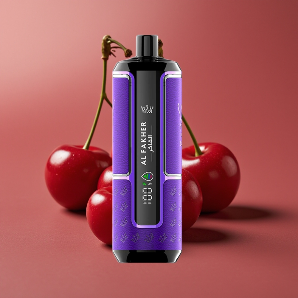 Al Fakher Crown Bar 15K Hypermax Jednokratna Vape Kit Cherry Fiesta 22ml/600mAh/15K puffs