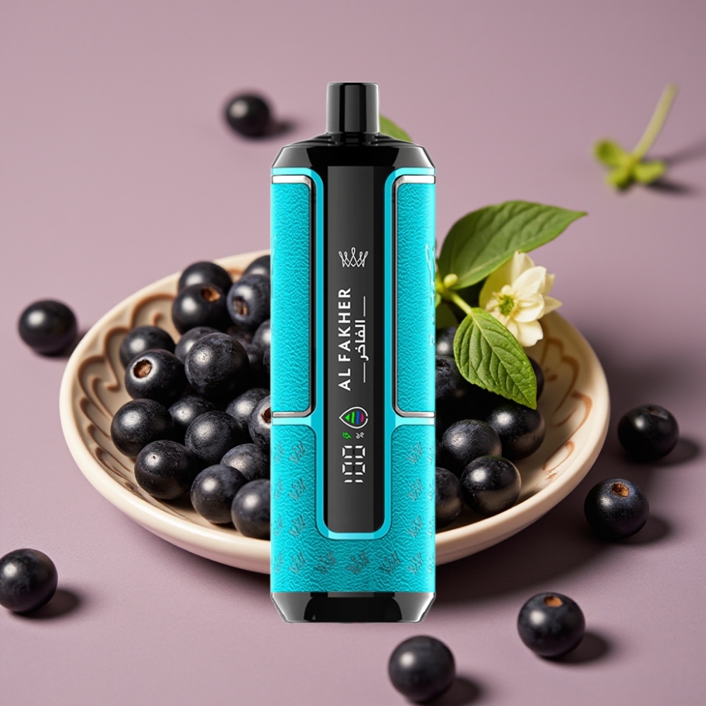 Al Fakher Crown Bar 15K Hypermax Jednokratna Vape Kit Crna Ribizla Metvica, 22ml, 15K pufova, 6mg/ml