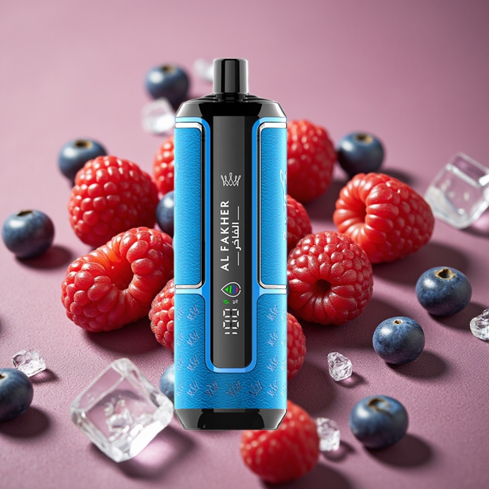 Al Fakher Crown Bar 15K Hypermax Jednokratna Vape Kit Jagoda Led, 22ml, 15000 puffova, 6mg/ml