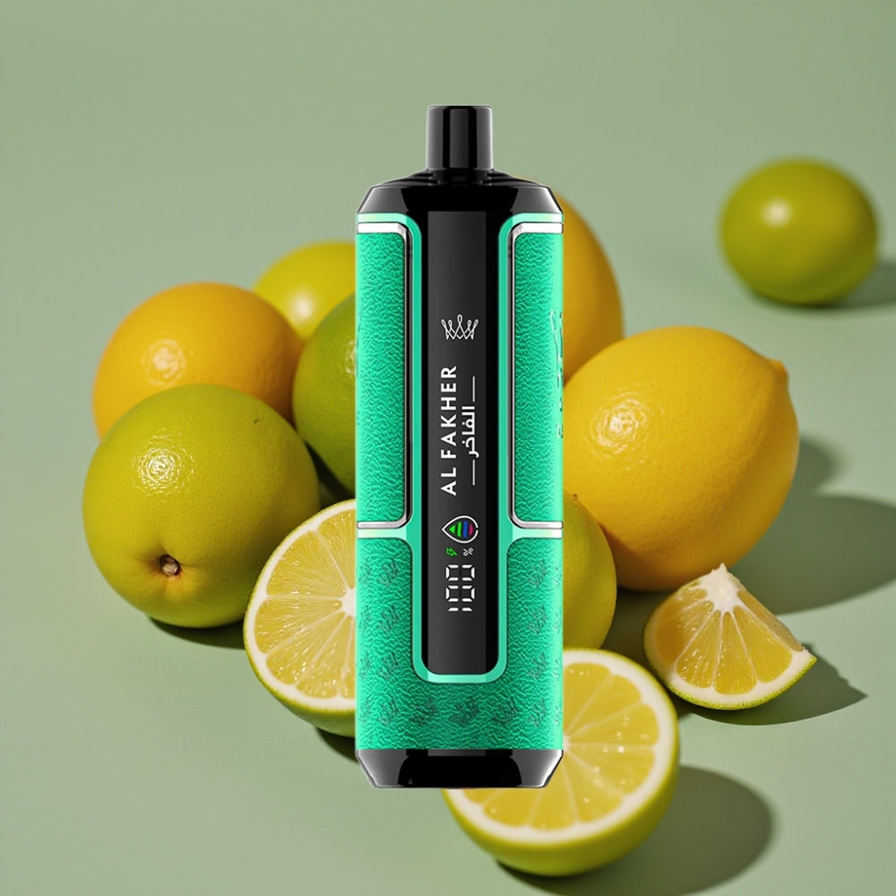 Al Fakher Crown Bar 15K Hypermax Jednokratna Vape Kit Limeta Limun, 22ml, 15K pufova