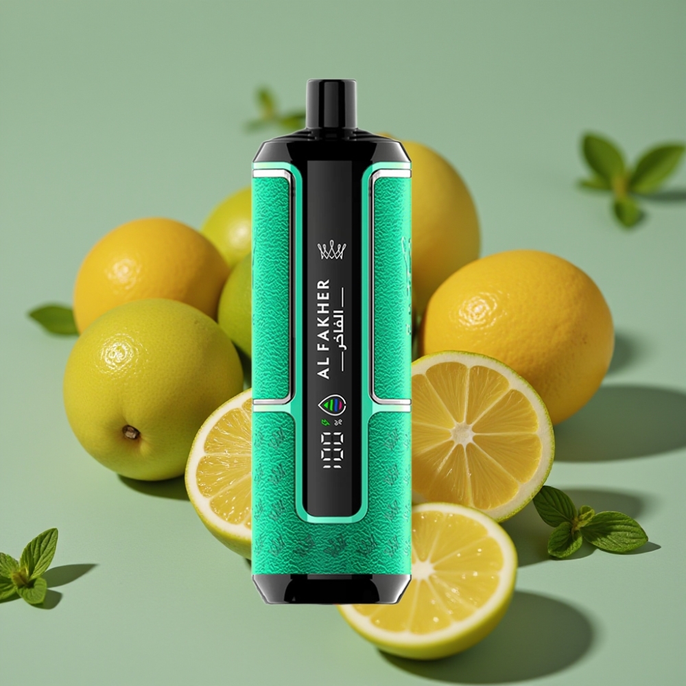 Al Fakher Crown Bar 15K Hypermax Jednokratna Vape Kit Limeta Menthol 22ml/600mAh/15K pufova