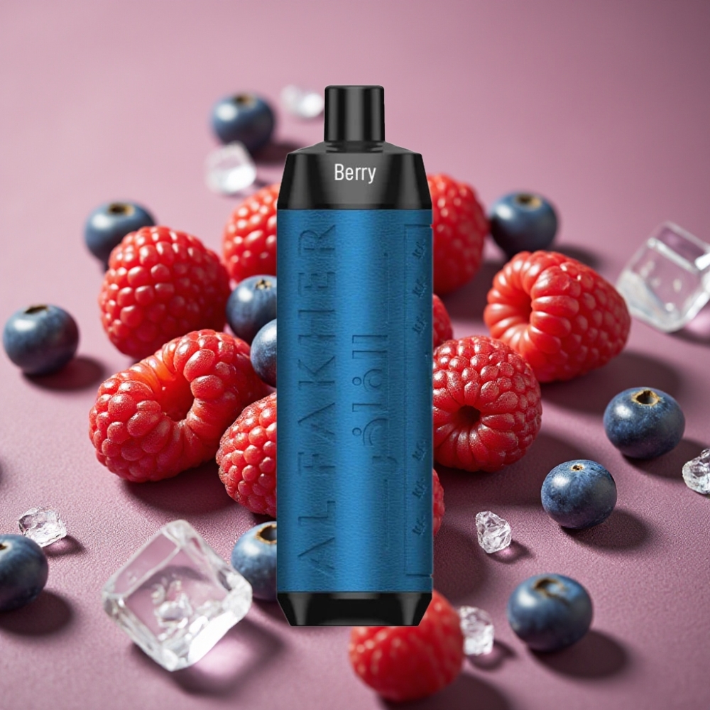 Al Fakher Crown Bar 8000 Crystal Jednokratna Vape Jagoda Led, 18ml, 8000 pufova, USB-C