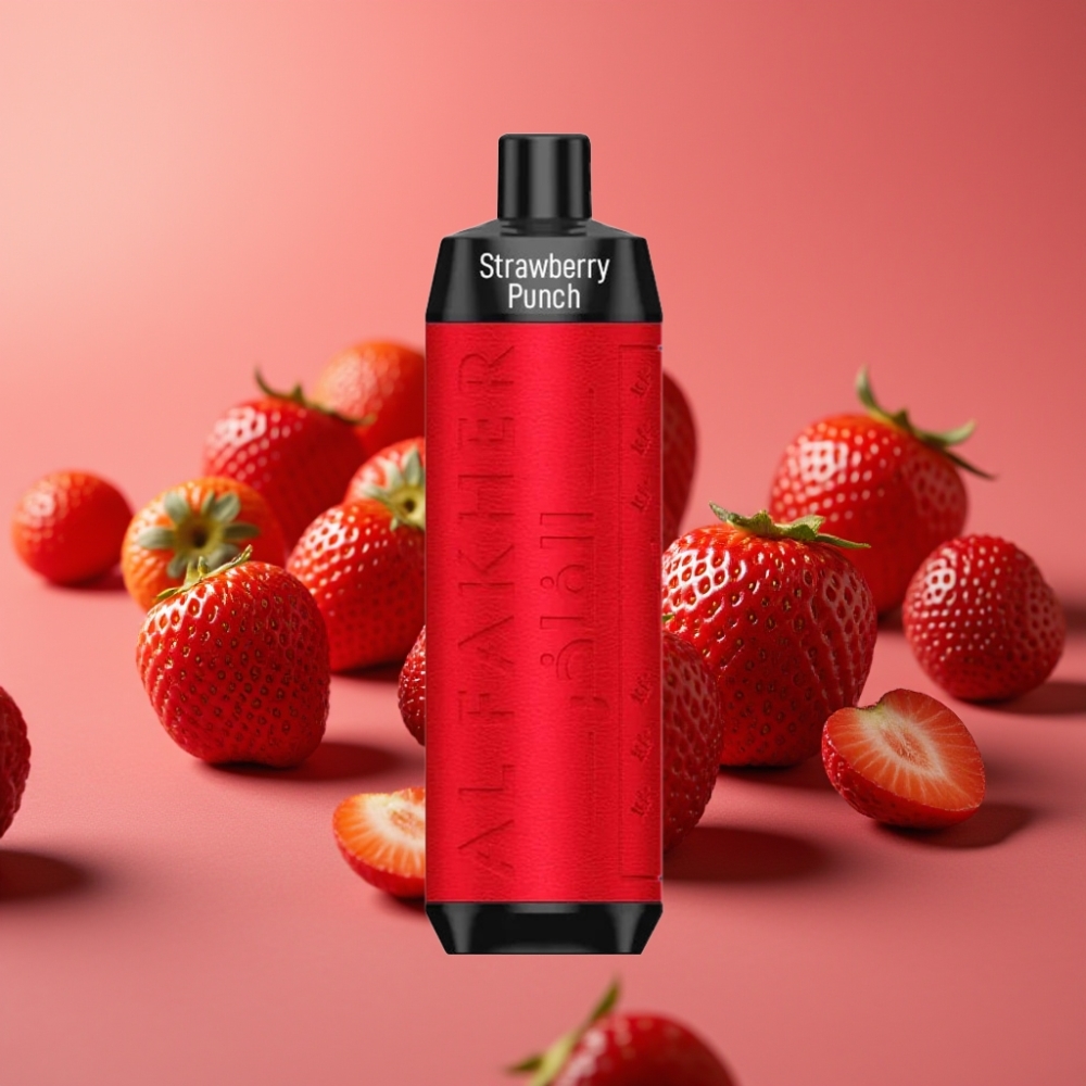 Al Fakher Crown Bar 8000 Crystal Jednokratna Vape Jagodni Punch, 18ml, 5mg, 8000 puffova