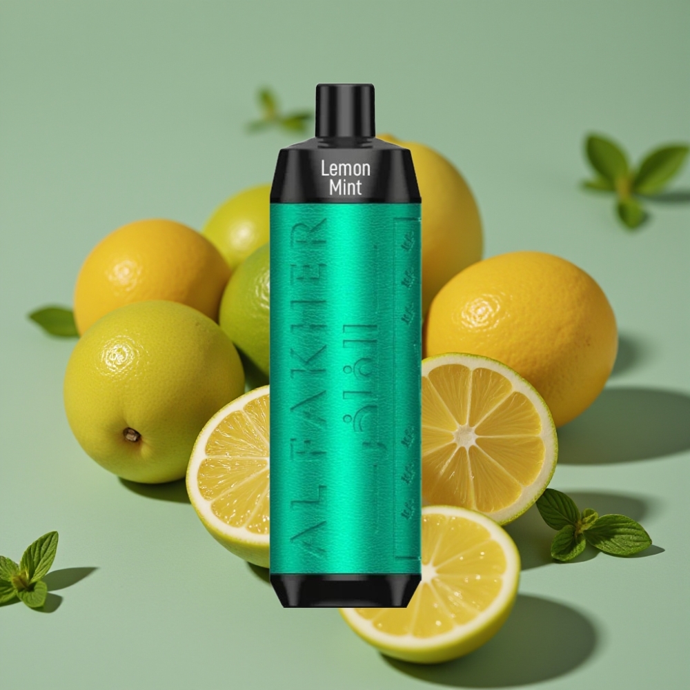 Al Fakher Crown Bar 8000 Crystal Jednokratna Vape Limeta-Menta, 18ml, 8000 pufova, 5mg nikotina