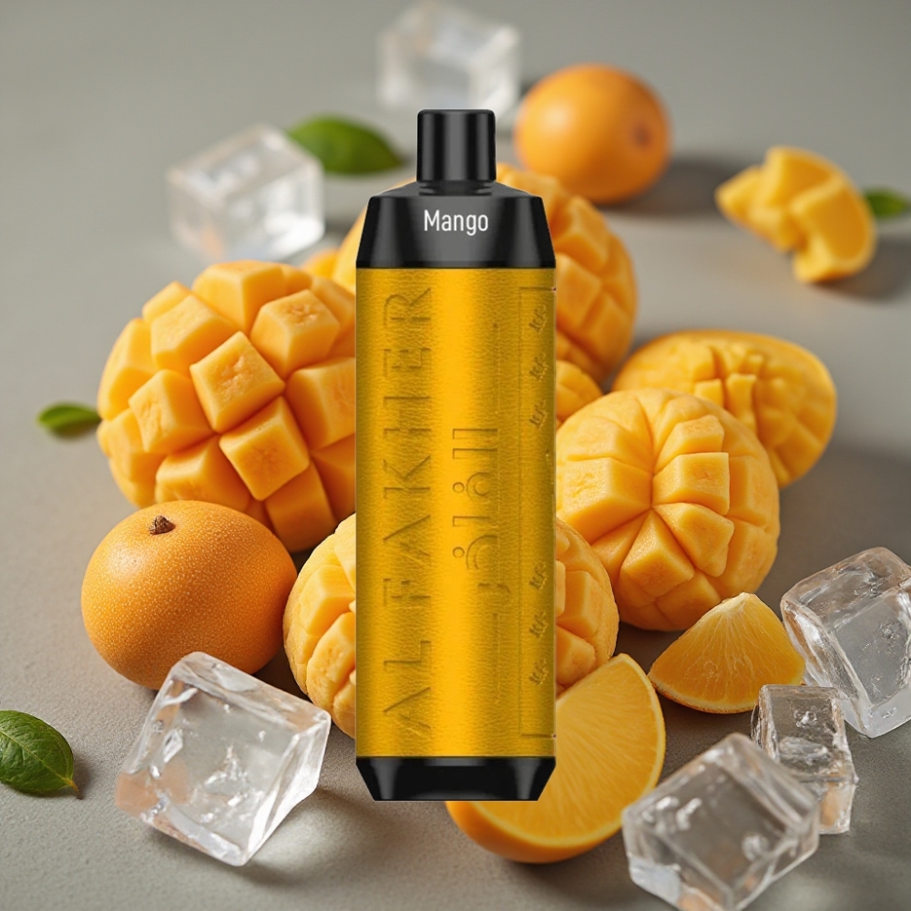 Al Fakher Crown Bar 8000 Crystal Jednokratna Vape Mango Ice 18ml/5mg/8000 puffs/600mAh