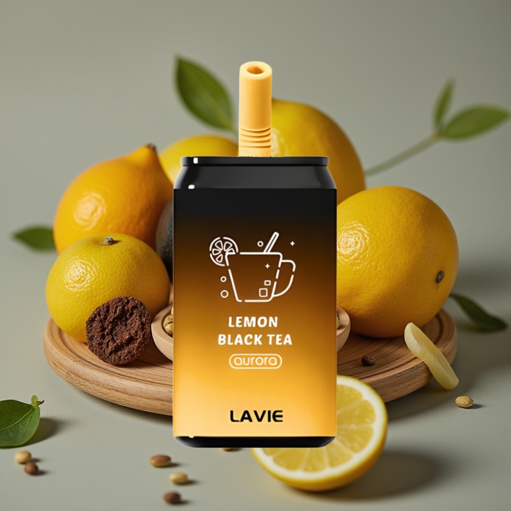 LAVIE Aurora 11000 Puffs Limunski Crni Čaj – 22ML, 650mAh, Type C