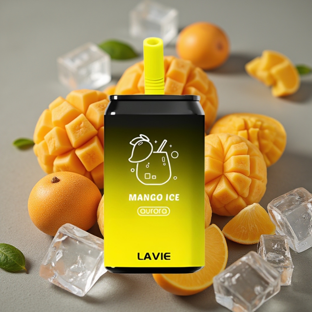 LAVIE Aurora 11000 Puffs Mango Ledeni 22ML, 650mAh, Tip-C