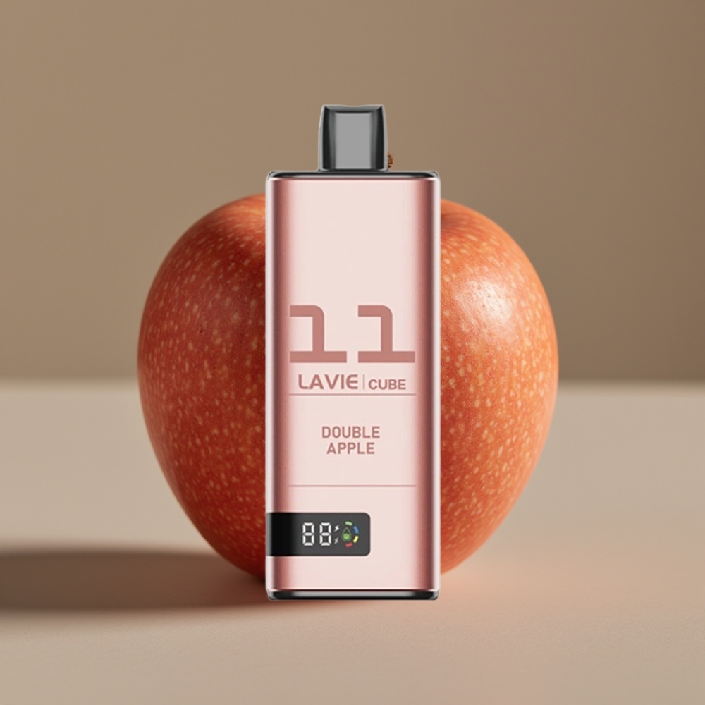 Lavie Cube 20000 Puffs Jednokratna Vape Dvostruka Jabuka, 28ML, 600mAh