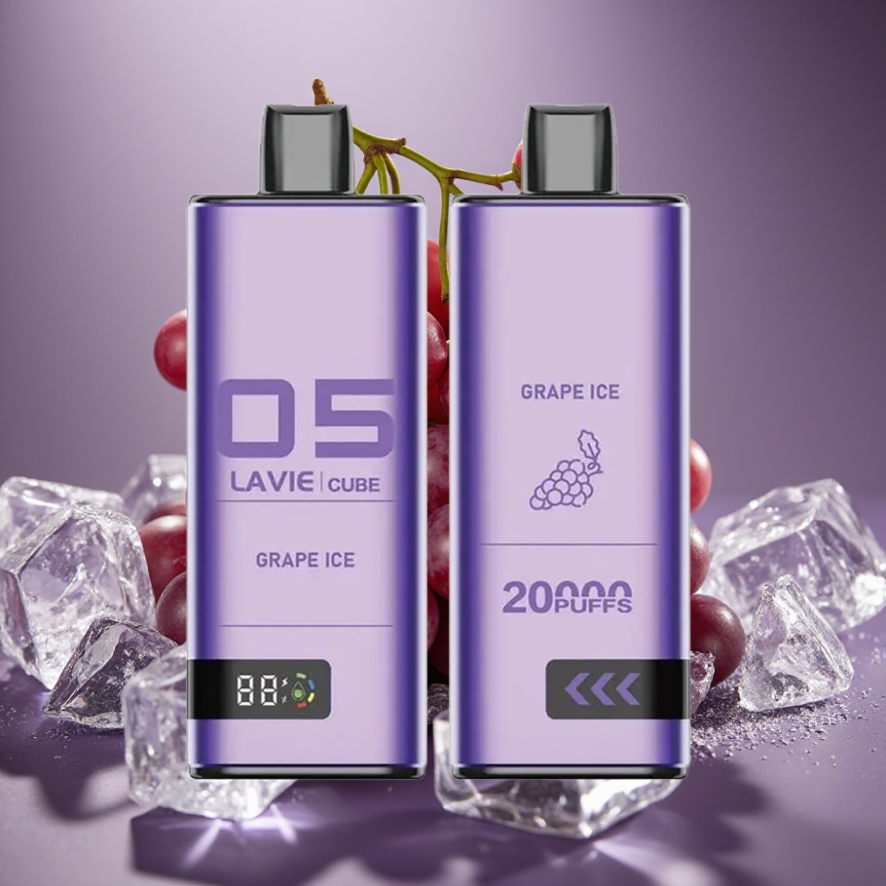Lavie Cube 20000 Puffs Jednokratna Vape Grožđe Ice 28ML 5% Type C