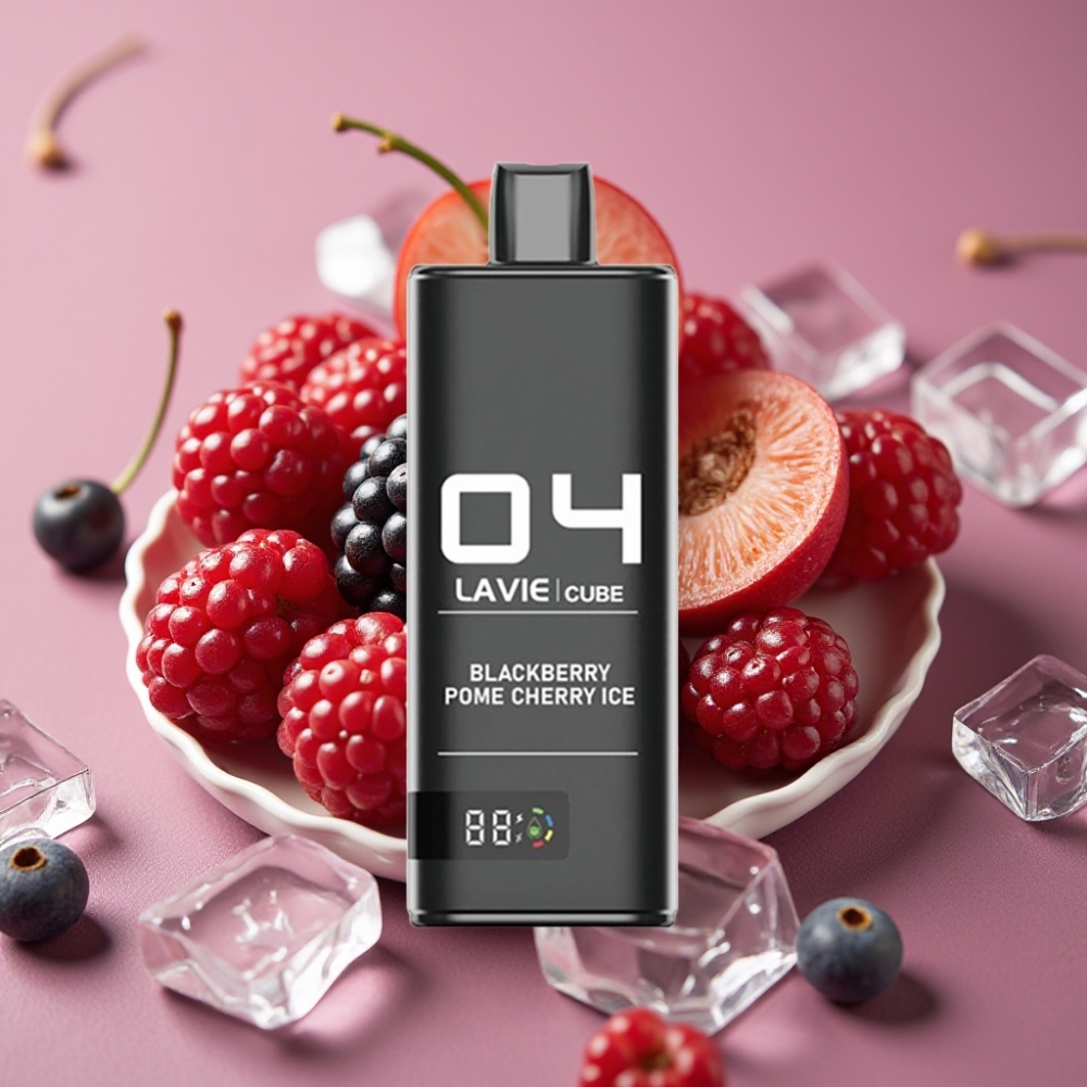 Lavie Cube 20000 Puffs Jednokratna Vape Kupina Trešnja Led 28ML 5% Type C