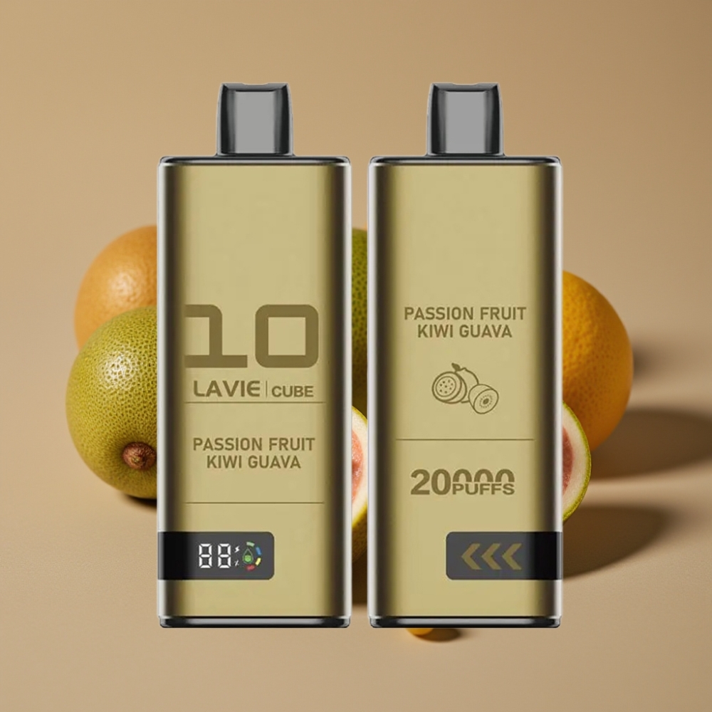 Lavie Cube 20000 Puffs Jednokratna Vape Marakuja Kivi Guava 28ML 5% Type C