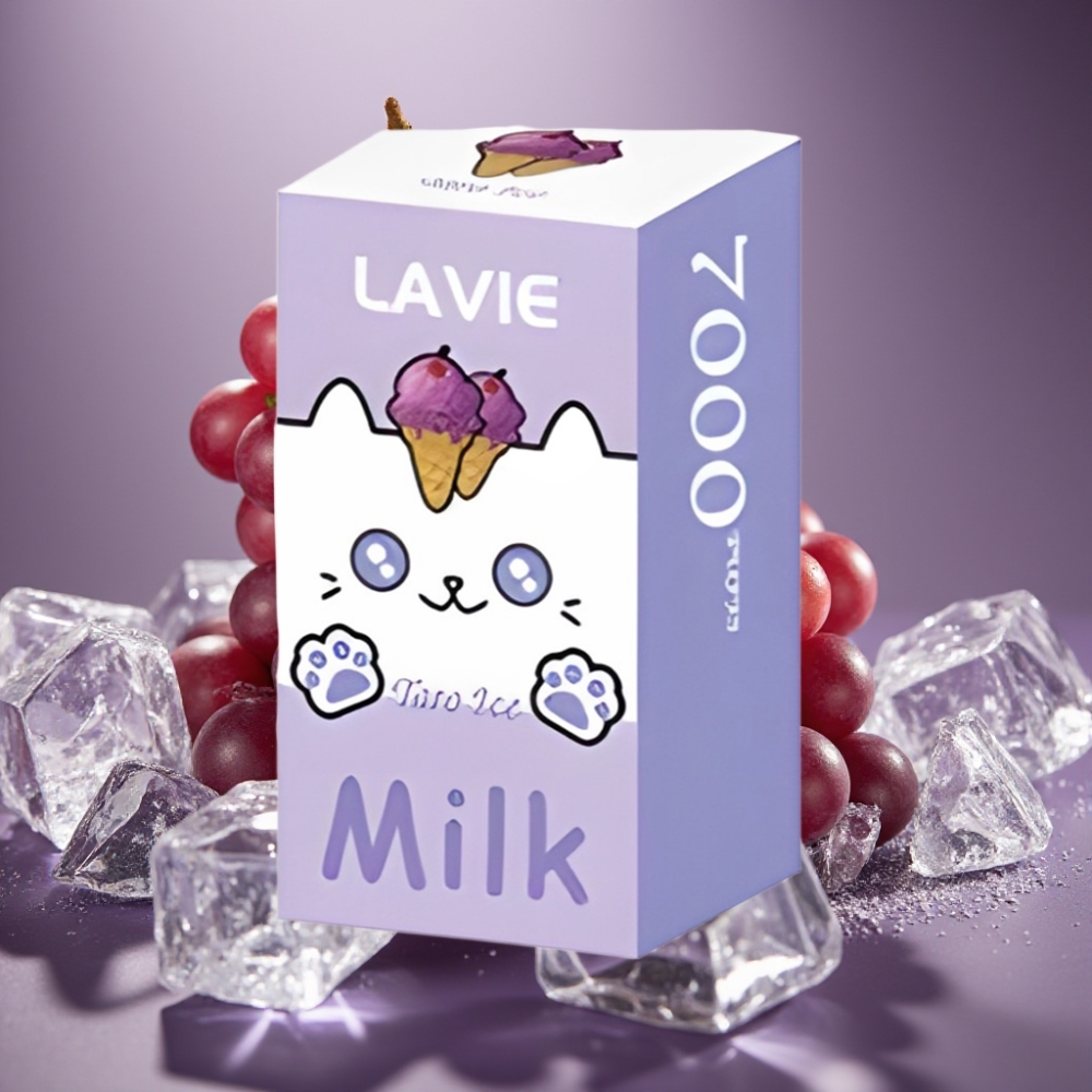 LAVIE Milk 7000 Puffs Grožđe Ice 16ML 600mAh 5%