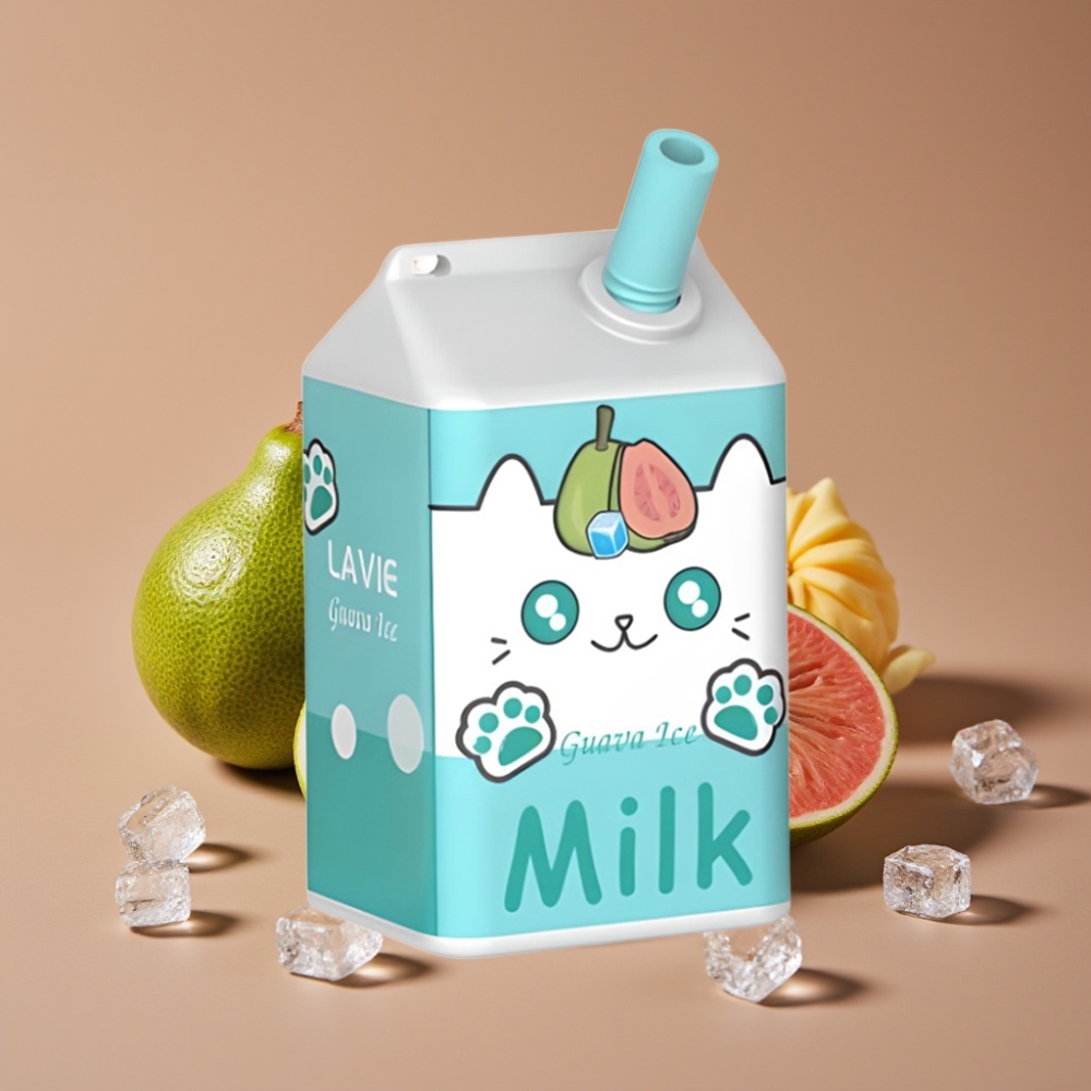 LAVIE Milk 7000 Puffs Guava Led 0%, 2%, 5% 16ML 600mAh Type C