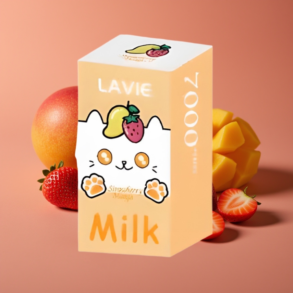 LAVIE Milk 7000 Puffs Jagoda Mango 16ML 600mAh Type C