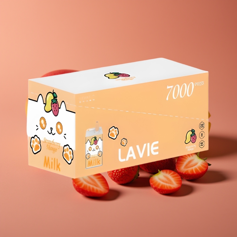 LAVIE Milk 7000 Puffs Jagoda Mango 16ML 600mAh Type C