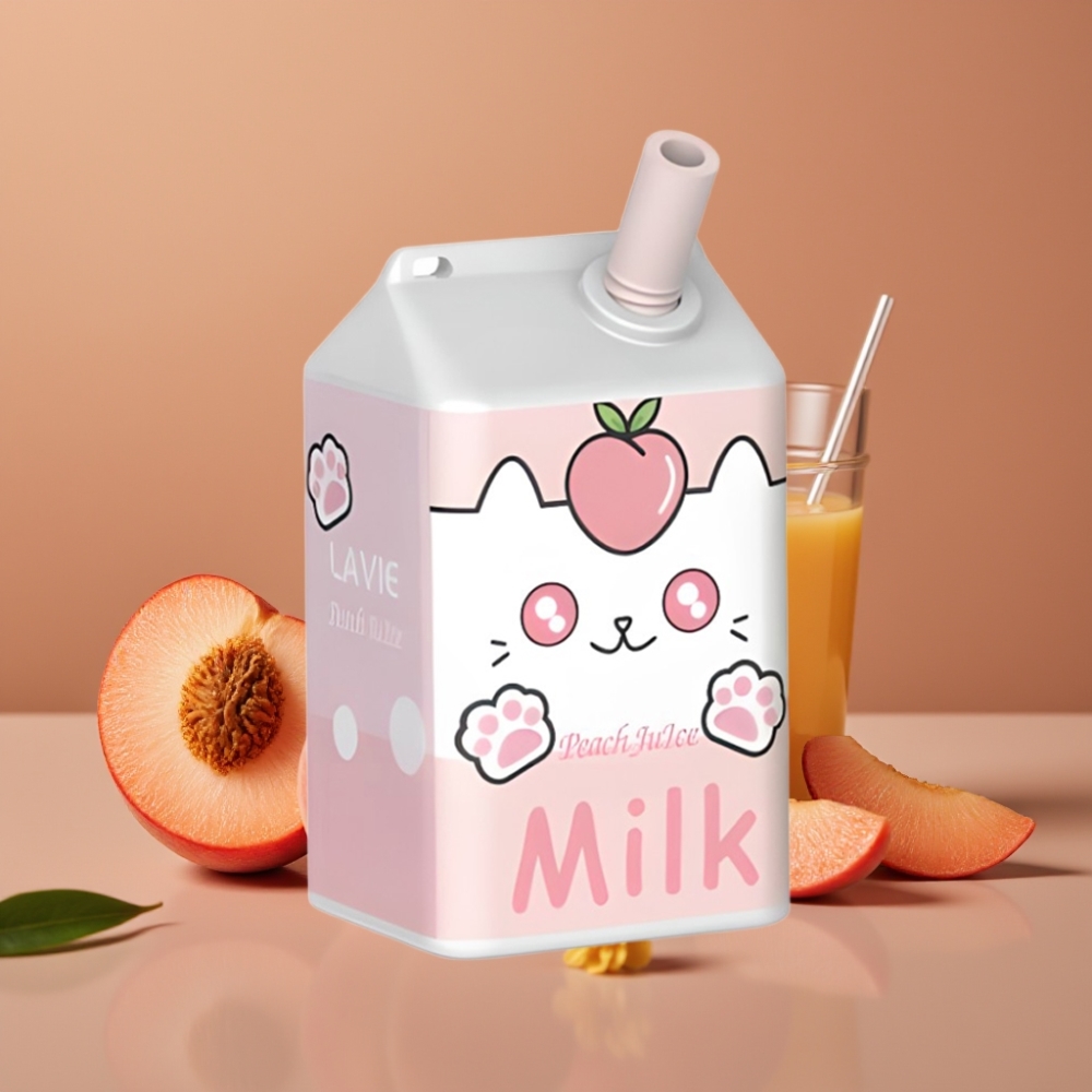 LAVIE Milk 7000 Pufova Breskvin Sok i Mlijeko, 16ML, 600mAh, Type C