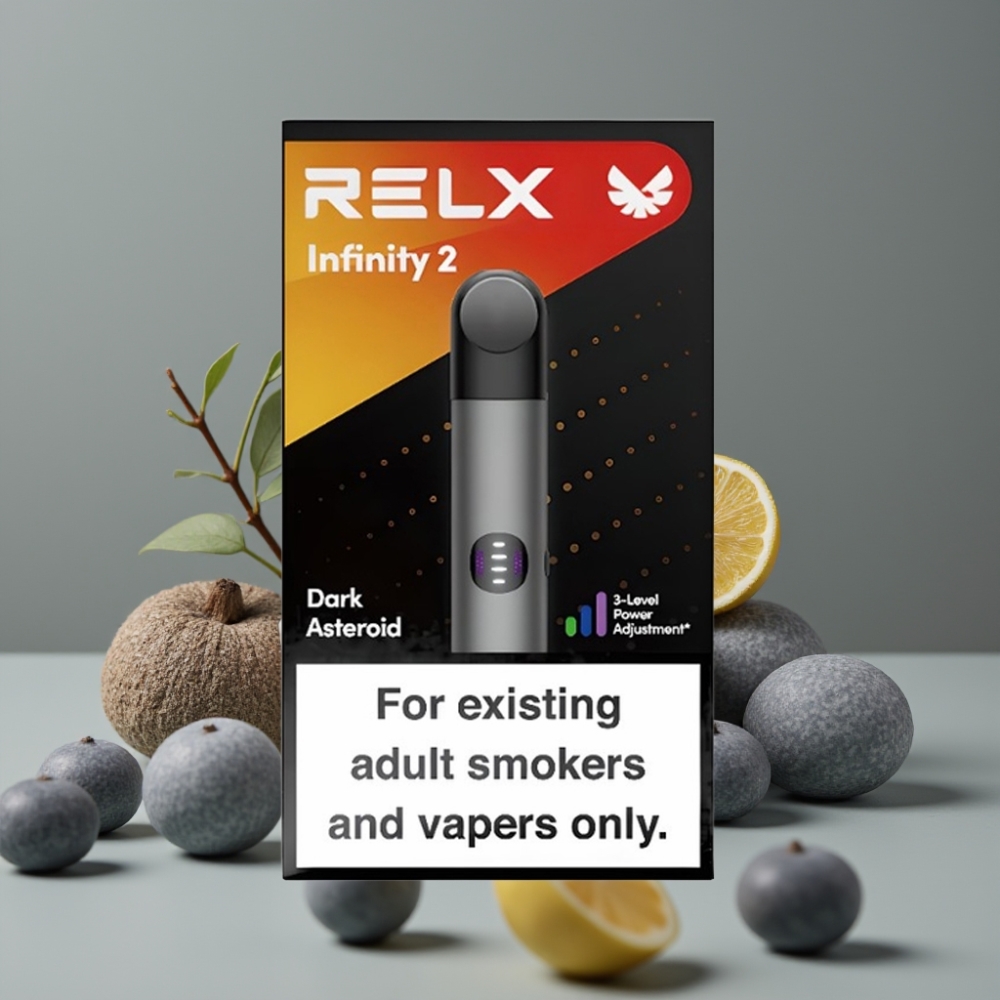 RELX Infinity 2 Grey (1.9 ml, 600-650 puffs, 440mAh)