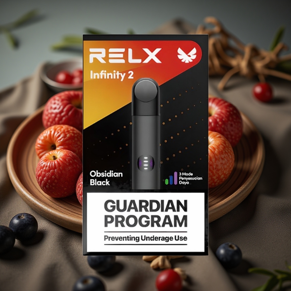 RELX Infinity 2 Tamniodron, 1.9 ml, 600-650 pufova, USB Type-C