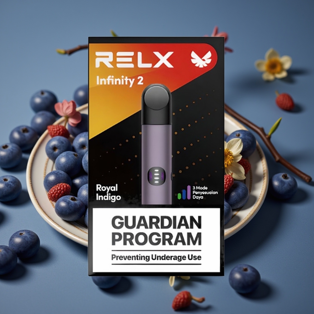 RELX Infinity 2 Vape Uređaj Royalindigo, 1.9 ml, 600-650 puševa, 440mAh