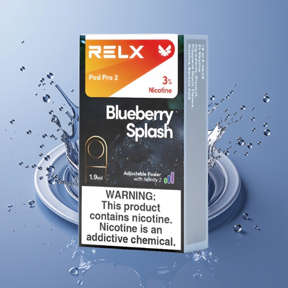 RELX Pod Pro 2 Borovnica Splash 3%, 1.9ml, 600 puffs