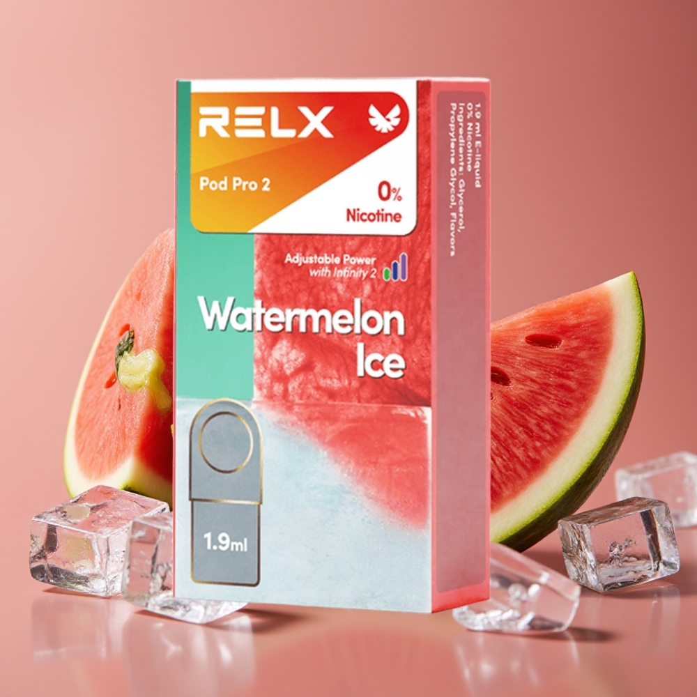 RELX Pod Pro 2 Lubenica Led 0% nikotina, 600 pufova, 1.9ml, 3 načina rada