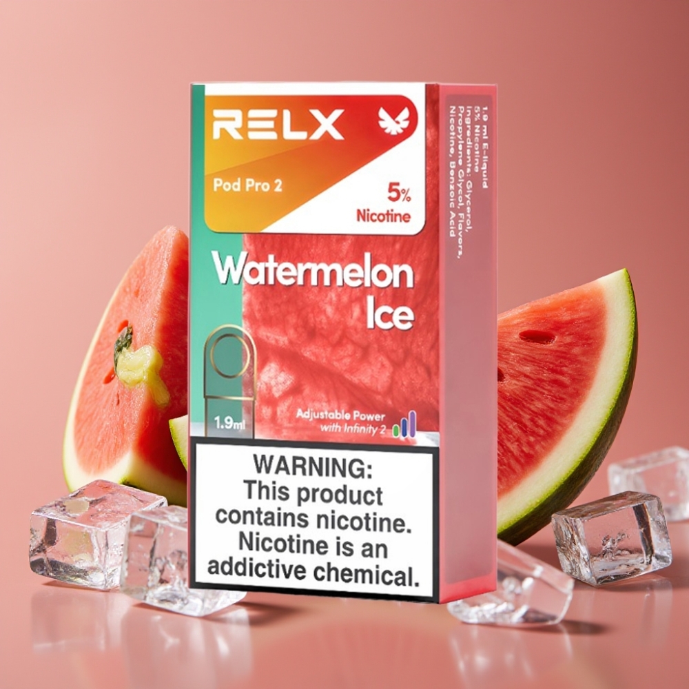 RELX Pod Pro 2 – Lubenica Led 5%, 600 pufova, 1.9ml, 3 načina podešavanja