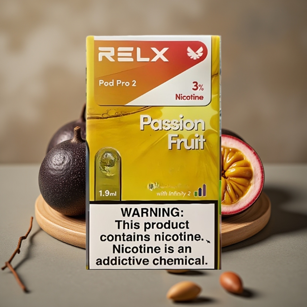 RELX Pod Pro 2 Marakuja 3% 600 puševa 1.9ml 3 moda napajanja