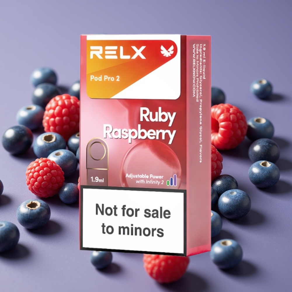 RELX Pod Pro 2 Plavi Malina, 0% nikotina, 600 pufova, 1.9ml