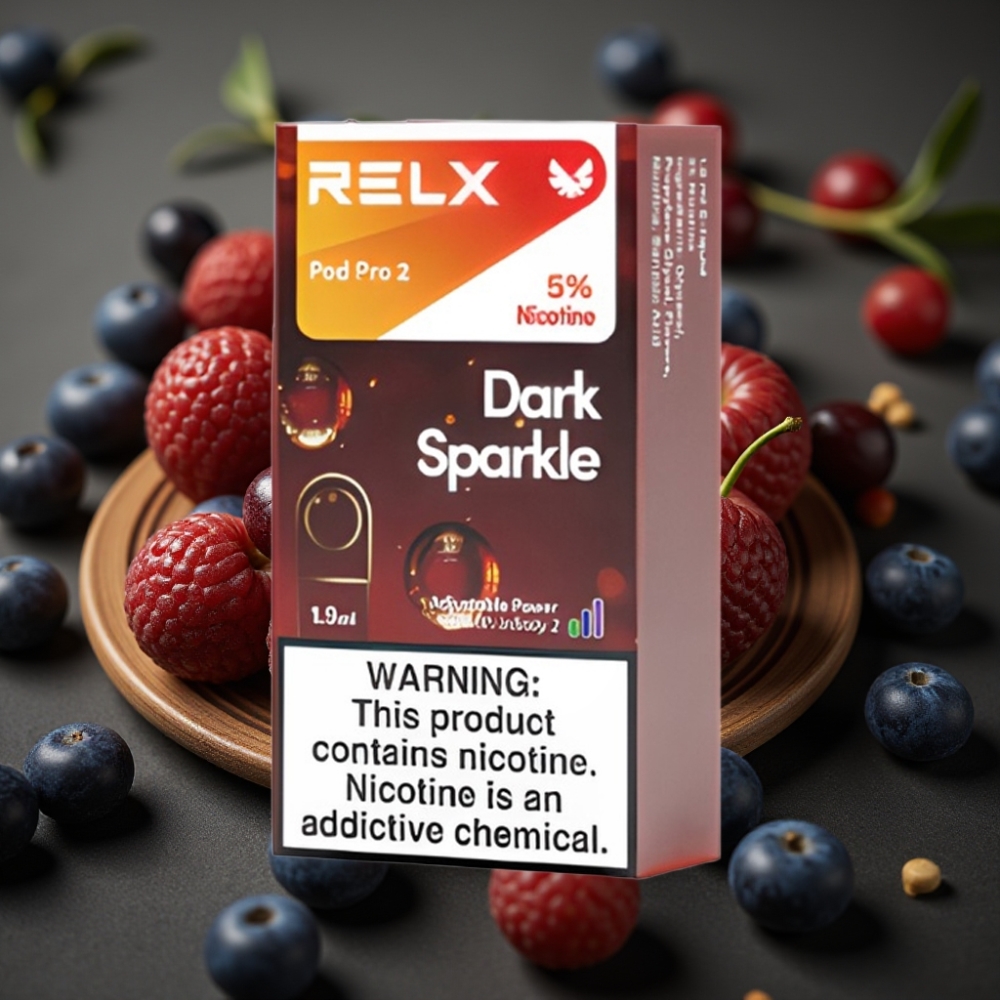 RELX Pod Pro 2 Tamni Sjaj 5% 600 puffova 1.9ml